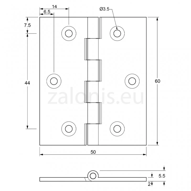 ΜΕΝΤΕΣΕΣ ΠΛΑΚΕ ΟΡΕΙΧΑΛΚΙΝΟΣ 60x50 ITALY ΝΙΚΕΛ